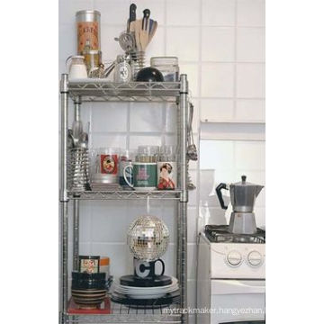 3 Tiers Chrome Metal Wire Kitchen Rack (CJ603590B3)